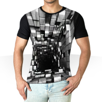 تی شرت سه بعدی Blocks